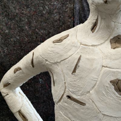 Toilettenpapiermann für Künstler Gregor Aigner